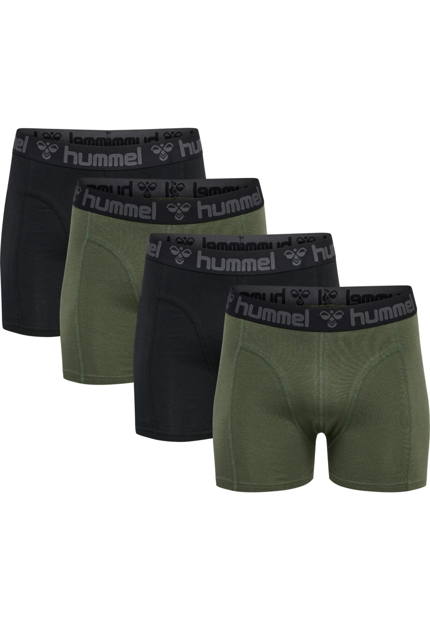 Hummel 4Pack- Onderbroeken - Black Thyme 3 Hummel 4Pack- Onderbroeken - Black Thyme