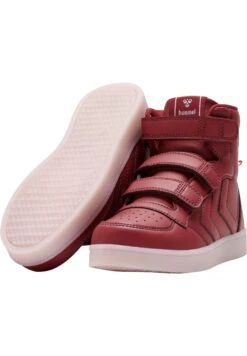Hummel Stadil Flash Unisex - Sneakers Hoog - Earth Red -Hummel a9fa1cc2231f47ca834d514ec05ce4fb