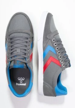 Hummel Slimmer Stadil - Sneakers Laag - Castle Rock/Ribbon Red/Bril Blue -Hummel aa070af1e10c420f83461296678b46f6