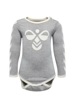 Hummel Hmlflipper Bodystocking L/S - Body - Grey Melange -Hummel add891e9a2d744d2bd2711b616c29dfe