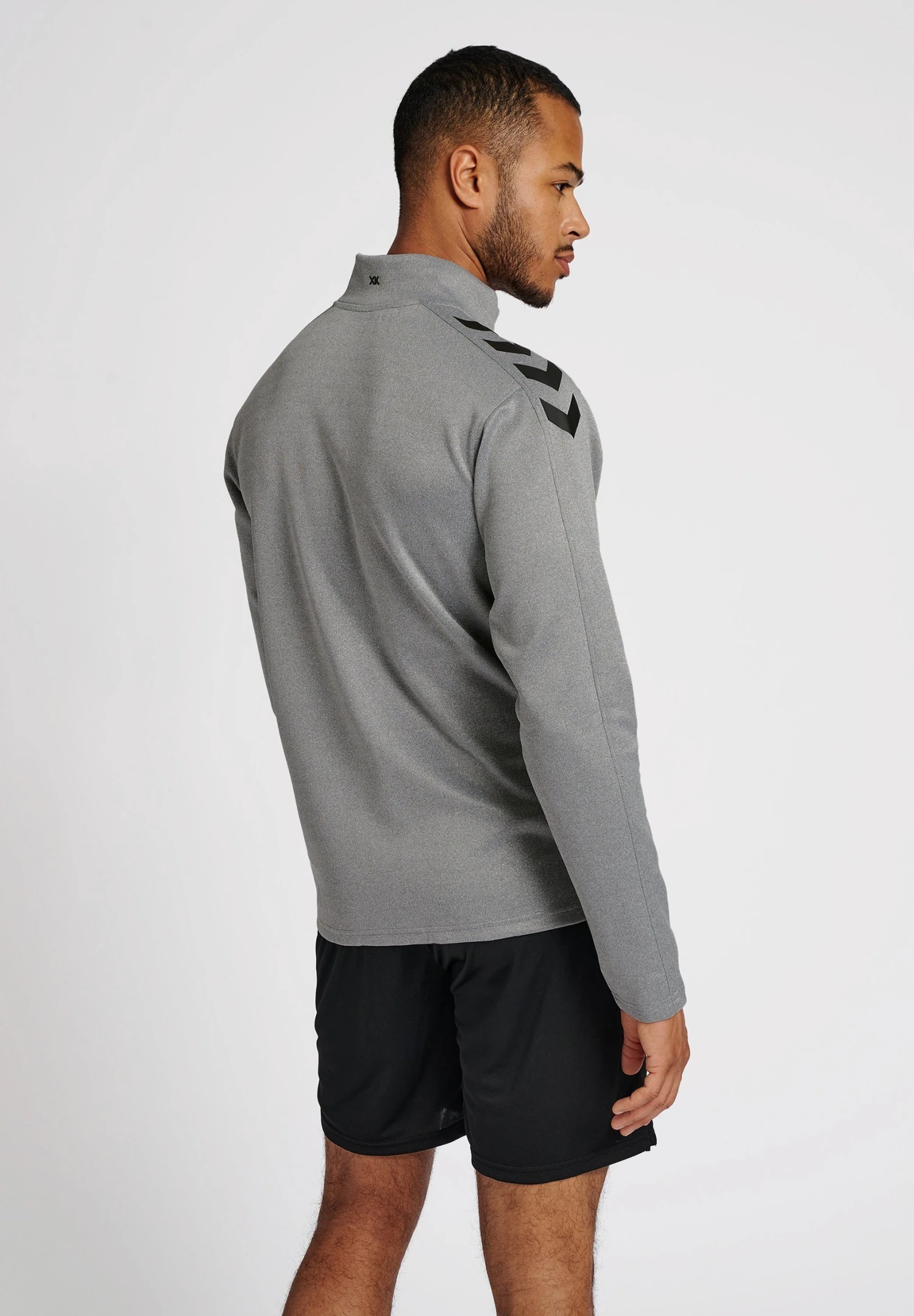 Hummel Hmlcore Xk Zip- Trainingsvest - Grey Melange 5 Hummel Hmlcore Xk Zip- Trainingsvest - Grey Melange - Afbeelding 3