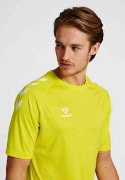 Hummel Xk Core Poly - T-Shirt Print - Blazing Yellow -Hummel af27173e7cc94a0a834a488e0908d399