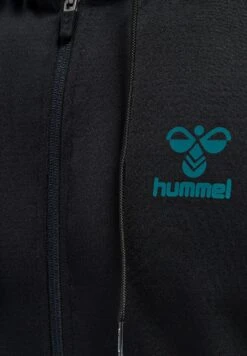 Hummel Action Zip Hoodie - Trainingsvest - Black Deep Lagoon -Hummel b007c64112044c37916d338c24dd6fa0