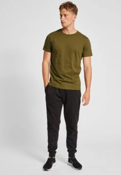 Hummel T-Shirt Basic - Dark Olive -Hummel b09e10eda5d340de8fb277ad0fc728ad