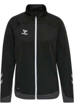 Hummel Hml Lead- Sweater Met Rits - Black -Hummel b28fc1b732344f1d81e69f42de7e6420