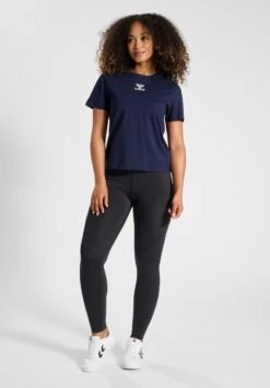 Hummel Hmlicons- T-Shirt Basic - Peacoat -Hummel b2f12cd26f05413ebacefc3f70e95f62