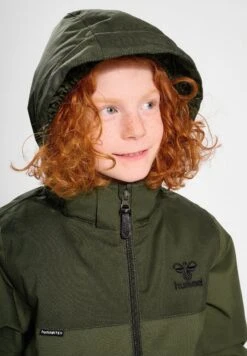 Hummel Logan Tex - Winterjas - Olive Night -Hummel b3bf9d41ddf34bf192374cc2c4e2c2e8