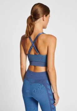 Hummel Seamless - Sport-Bh Met Medium Support - Riviera Insignia Blue Melange -Hummel b536d8339e464b37b87cc45c4228e128