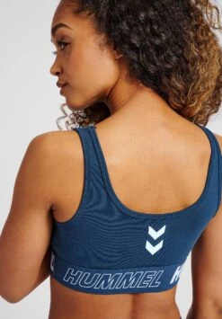 Hummel Maja 2-Pack- Sport-Bh Met Medium Support - Black Insigina Blue -Hummel b69bba9d713e4173b400bb2a4f42cc18
