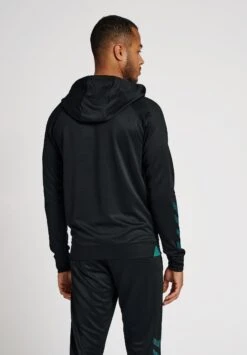 Hummel Action Zip Hoodie - Trainingsvest - Black Deep Lagoon -Hummel b80ad16ef3724507939dc26df8f82635