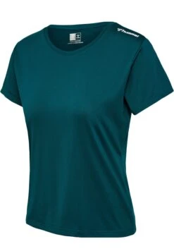 Hummel Hmlmt Aura L S - T-Shirt Print - Deep Teal -Hummel b80df9cc991945f8970e7b77a11de739