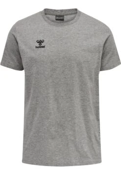 Hummel Move Grid- Sport T-Shirt - Grey Melange
