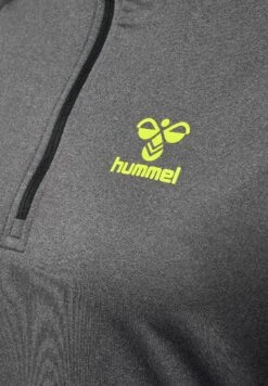 Hummel Sprint Half Zip - Trui - Forged Iron Melange -Hummel b9cab0f5cbed4969b91b8eb40b1e7eaf