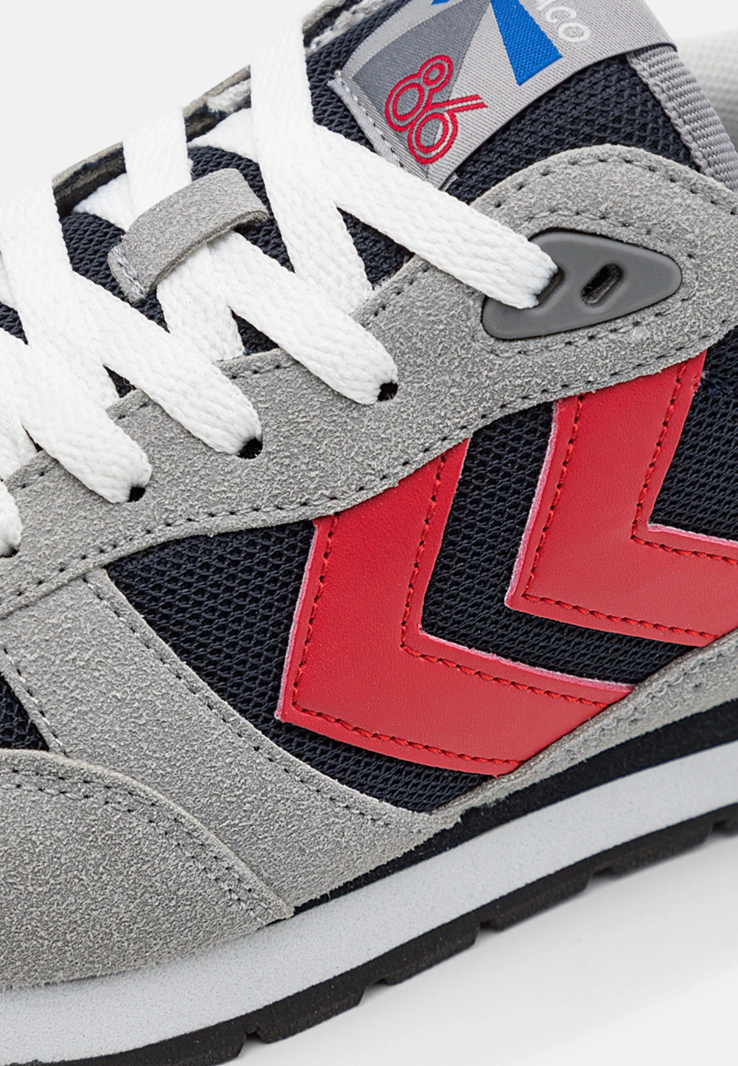 Hummel Monaco 86 Unisex - Sneakers Laag - Alloy/Navy 8 Hummel Monaco 86 Unisex - Sneakers Laag - Alloy/Navy - Afbeelding 6