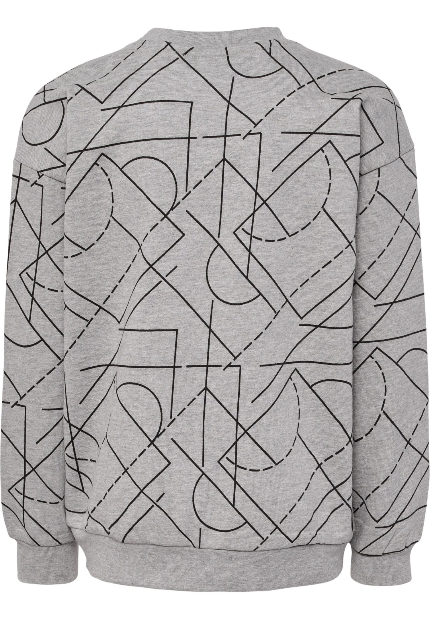 Hummel Hmltrevor - Sweater - Grey Melange 5 Hummel Hmltrevor - Sweater - Grey Melange - Afbeelding 3