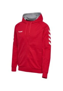Hummel Zip Hoodie - Sweater Met Rits - True Red -Hummel c2114ce3ad4245108571b101e81554c6