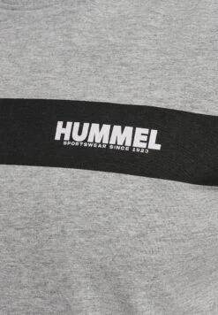 Hummel Legacy Sean- T-Shirt Print - Grey Melange -Hummel c4010130d919427996d088e42d9950de