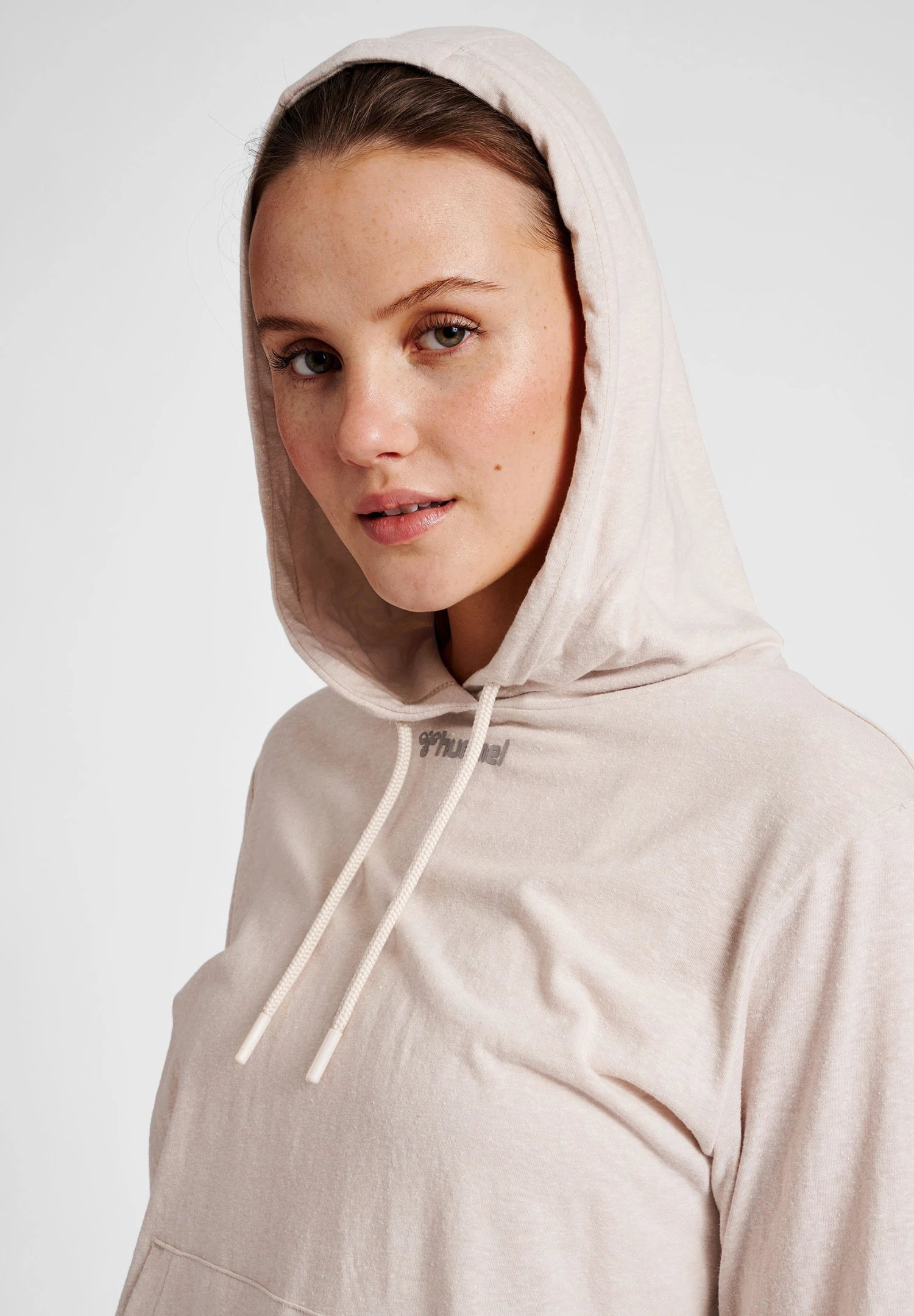 Hummel Zandra - Hoodie - Pumice Stone Melange 6 Hummel Zandra - Hoodie - Pumice Stone Melange - Afbeelding 4