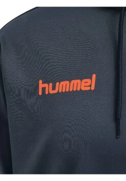 Hummel Hmlpromo Poly Hoodie - Hoodie - Ombre Blue/Nasturtium -Hummel c463dcc07338465b9b72e0596084bbbc