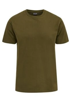 Hummel T-Shirt Basic - Dark Olive -Hummel c6b3bd7e9bcb406792eb17729606b332
