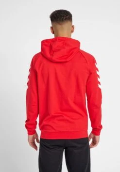 Hummel Zip Hoodie - Sweater Met Rits - True Red -Hummel c74112493127482c84839718a7ee1e07