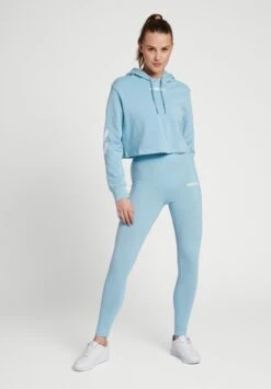 Hummel Hmllegacy High Waist- Legging - Placid Blue -Hummel c7435005a70d4b189037fdfaaaf08984