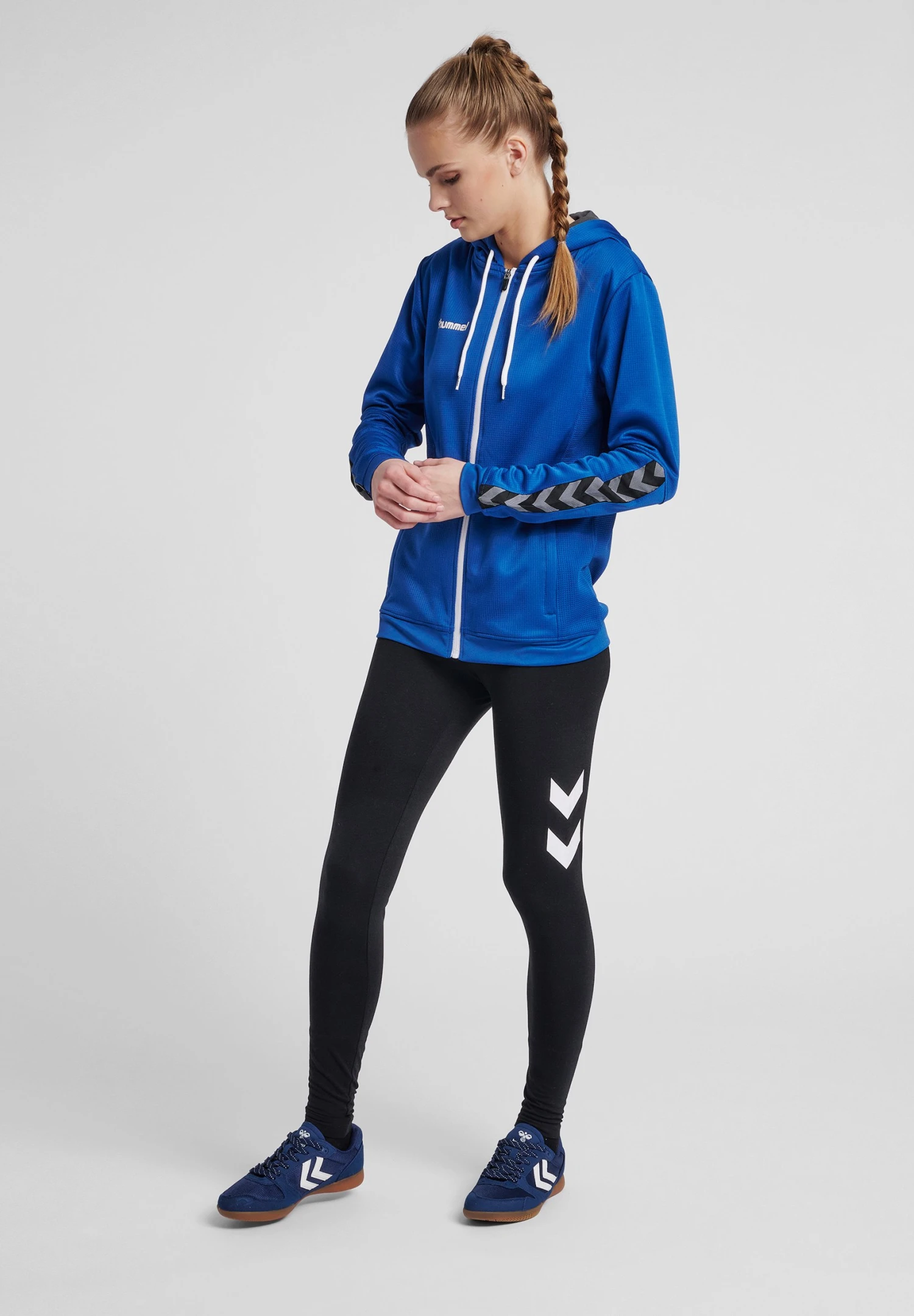 Hummel Hmlauthentic- Trui - True Blue 4 Hummel Hmlauthentic- Trui - True Blue - Afbeelding 2