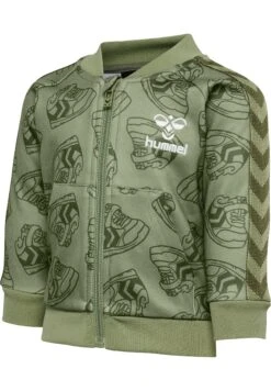 Hummel Sneaker- Sweater Met Rits - Oil Green -Hummel ce8e5423d00743c98a587d4ab2b15da2