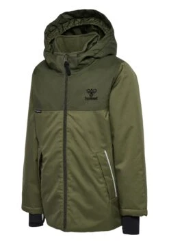 Hummel Logan Tex - Winterjas - Olive Night -Hummel cf165edde2a040bfb8c832cae4399e83