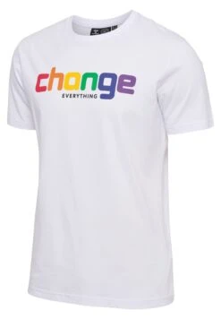 Hummel T-Shirt Print - White -Hummel d00a9a53b9004edda8e32a97123587f4