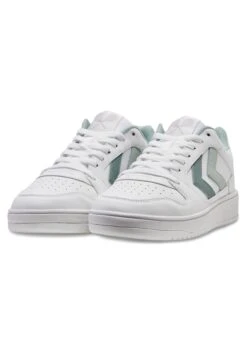 Hummel St Power Play Wmns - Sneakers Laag - White/Erayish Green -Hummel d0401fc689b743778bdbf46663da2485