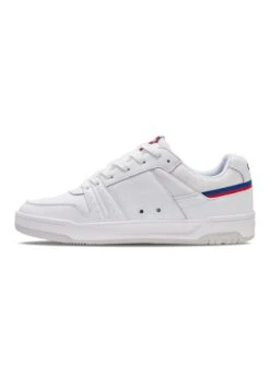 Hummel Stockholm Lx-E - Sneakers Laag - White Blue Red -Hummel d074f4a766b64c7c97f8c43032a9aa60