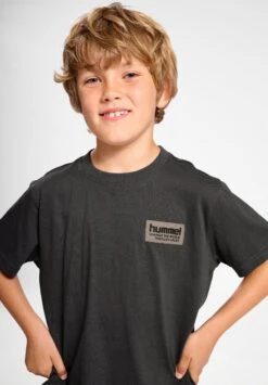 Hummel Hmldare- T-Shirt Basic - Asphalt -Hummel d3b745defd0149f48a6f0ff20b15a6c4