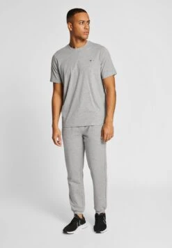 Hummel Hmlic Fred- Trainingsbroek - Grey Melange -Hummel d66cd0cb805c4257b22db5c173bcac84