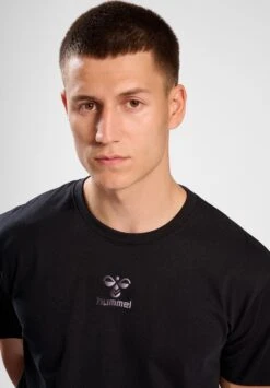 Hummel Hmlactive Bee Co S/S - T-Shirt Basic - Black -Hummel d6e5b5ff37724fc18fe620e2f96ae3a2