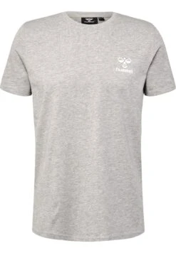 Hummel Hmlicons- T-Shirt Print - Grey Melange -Hummel d6f97c2de1c944b385e936f2045a76b9