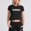 Hummel LifestyleTextilienLegacy Cropped - T-Shirt Print - Schwarz -Hummel dc84929be67f451f8c0fc330c7f110a0