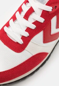 Hummel Monaco 86 Unisex - Sneakers Laag - White/Red -Hummel df3c916c8c6d426a857b1ee2e3454f37