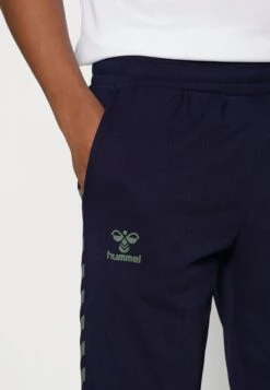 Hummel Staltic Pants - Trainingsbroek - Marine/Duck Green -Hummel df42dd1ad8154a3d84b31ef4915ad0e7