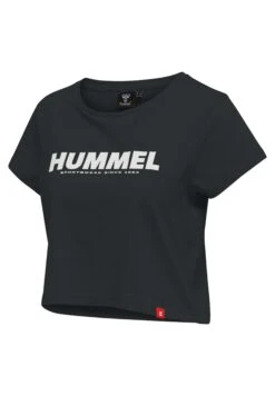 Hummel LifestyleTextilienLegacy Cropped - T-Shirt Print - Schwarz -Hummel e116b0fea376446799b0726fd6402055