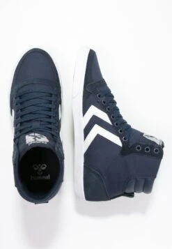 Hummel Slimmer Stadil - Sneakers Hoog - Dress Blue/White -Hummel e3368e96faea40b7a0c7cb74144c0ed0