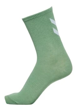 Hummel Hmlchevron Col 4-Pack Mix - Sokken - Mix Green Spruce Celestialblue -Hummel e38c4eb37e1243bea92198eaaccc7b62
