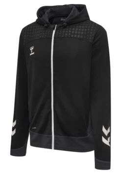 Hummel Poly- Sweater Met Rits - Black -Hummel e765a5960cd34986930720ce867f6a4e