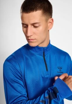 Hummel Active Half Zip - Sweater - Princess Blue -Hummel e92ba07ea39b4146946d50b4d87b7cf6