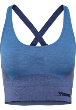 Hummel Seamless - Sport-Bh Met Medium Support - Riviera Insignia Blue Melange -Hummel ea23705a923749e8a362bb56539f391a