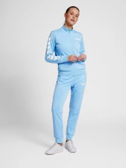 Hummel Legacy Poly Regular- Trainingsbroek - Placid Blue -Hummel ebc5696ccdd947e0a81206a538a82286