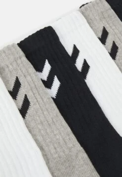 Hummel Basic 6 Pack Unisex - Sportsokken - Black/Grey Melange/White -Hummel ec31f035956c4f3cb9ac711e8cb2ba92