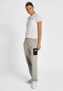 Hummel Kristy Short - T-Shirt Basic - White -Hummel edb9275458ea4995a3a9b1ff3ea7c7c2