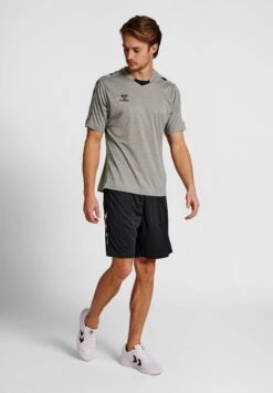 Hummel Hmlcore Xk Poly S/S - T-Shirt Print - Grey Melange 10 Hummel Hmlcore Xk Poly S/S - T-Shirt Print - Grey Melange -Hummel f1c74c746a4c4ec0bb0afc01beb79e0a