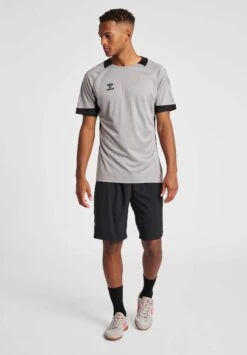 Hummel Lead - T-Shirt Print - Grey Melange -Hummel f2ca2c8bce1848a394fd87a1108592ee